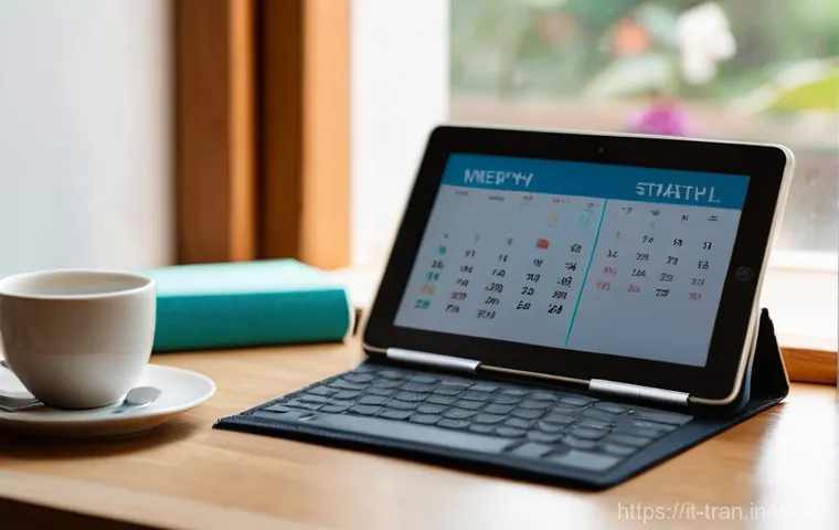 통역사 필기 시험 합격 노하우 - **Italian Student's Smart Study Strategy:** A bright and inviting home office in Italy, featuring a ...